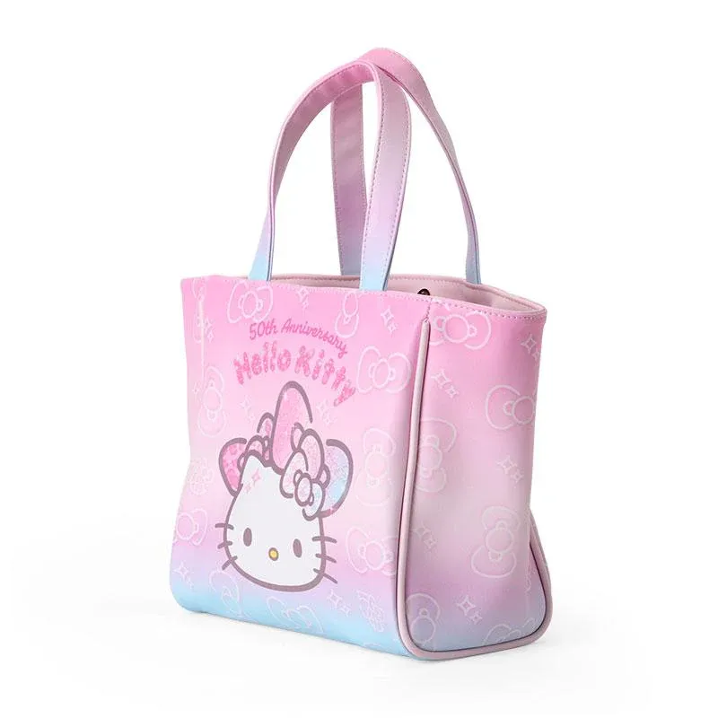 Hello Kitty 50th Anniversary Fashionable Ribbons Hand Bag
