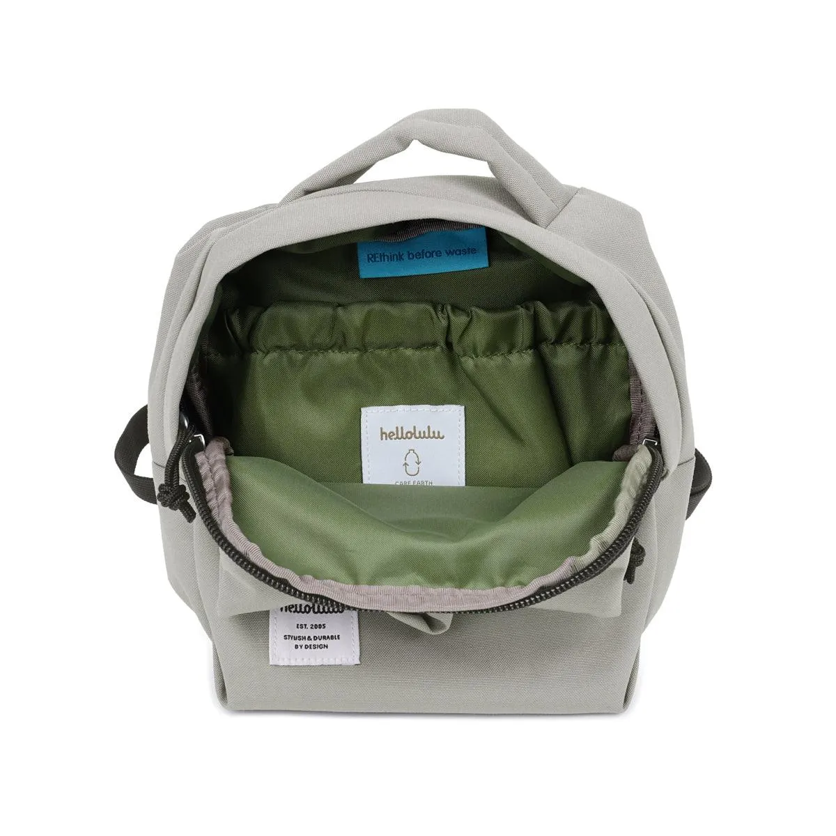 HELLOLULU Carter Lt M All Day Backpack Soft Gray
