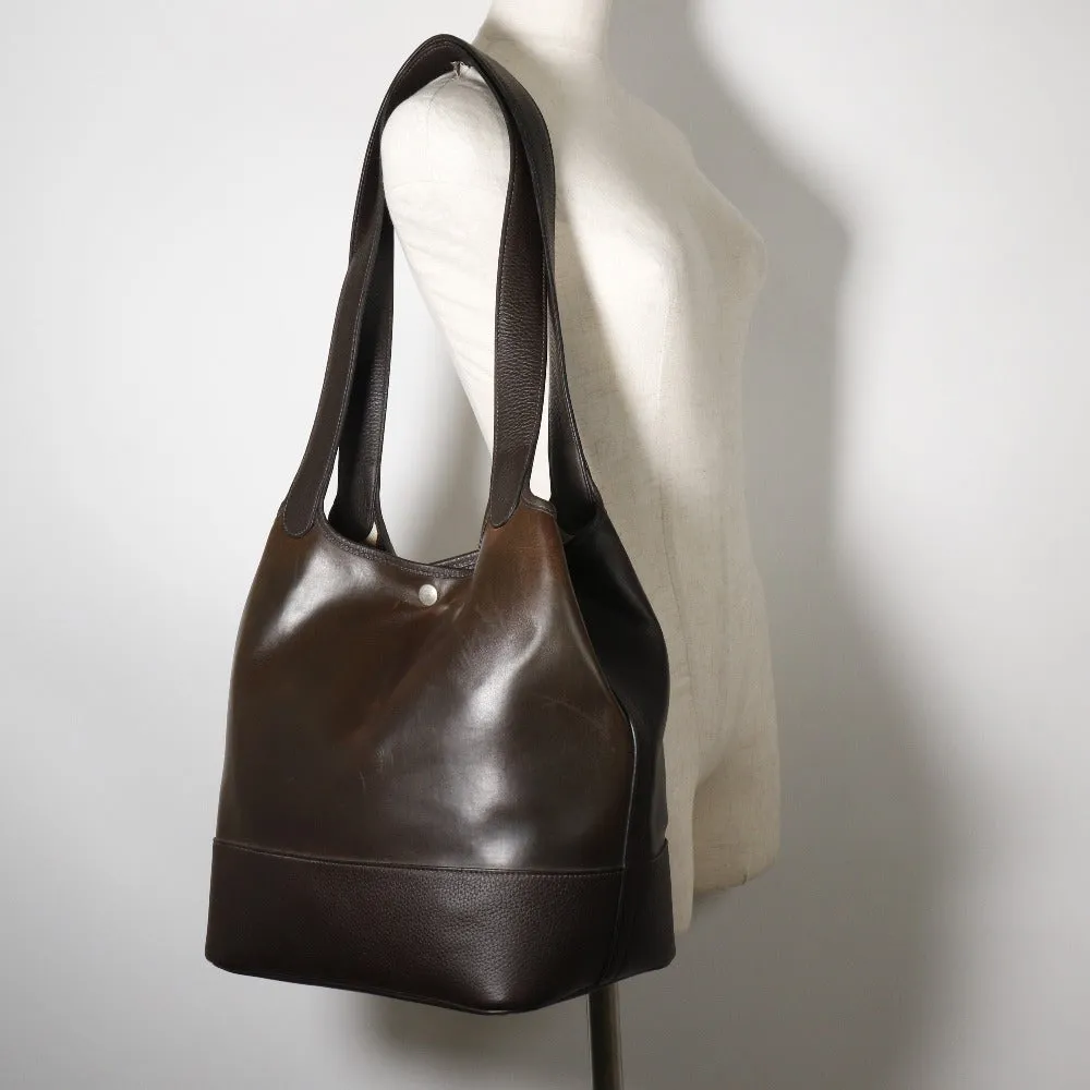 HERMES Shoulder Bag Amazonia Brown Picotan GM unisex(Unisex) Used
