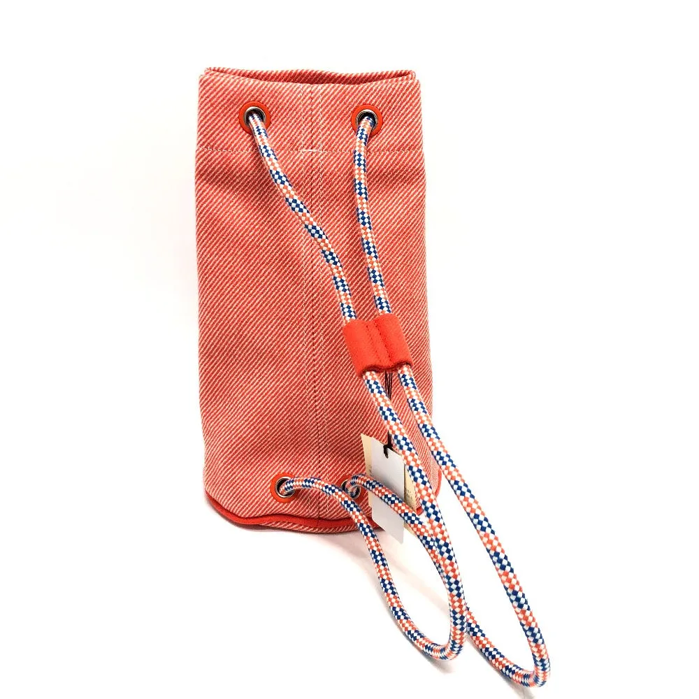HERMES Shoulder Bag canvas Orange epope duffel bag Kids Used