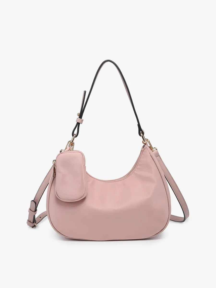 Jada Vegan Nylon Shoulder Bag
