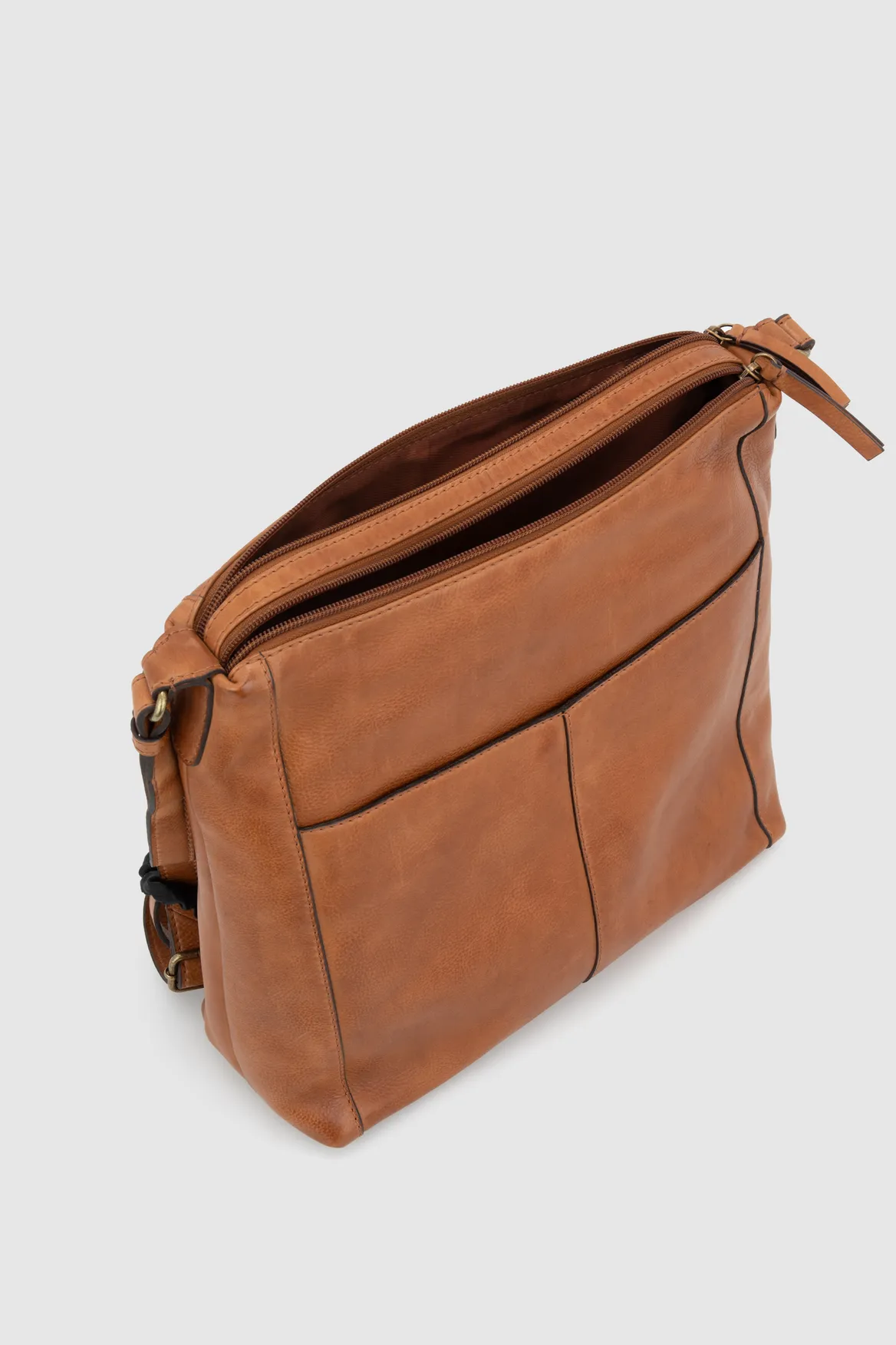 Kai Leather Large Crossbody Bag