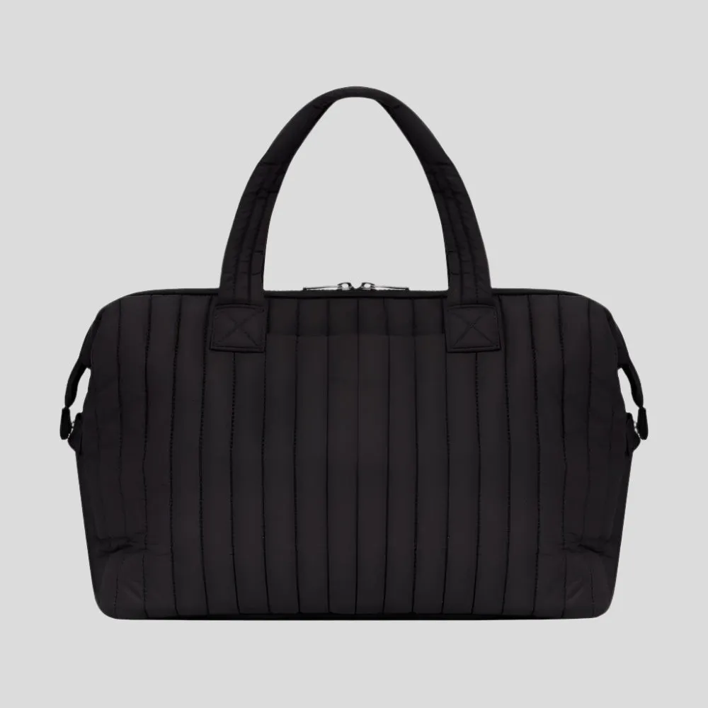 Large Puffy Pillow Crossbody Bag -- Black