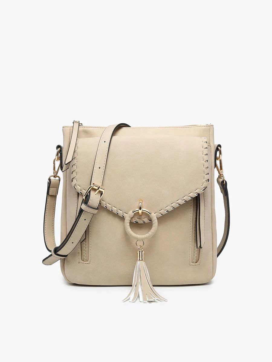 Layla Vegan Faux Suede Crossbody