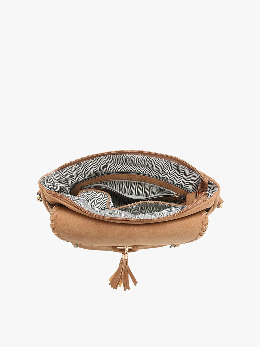 Layla Vegan Faux Suede Crossbody