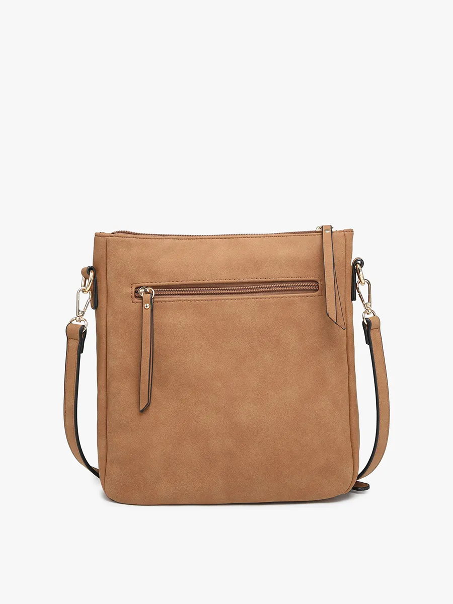 Layla Vegan Faux Suede Crossbody