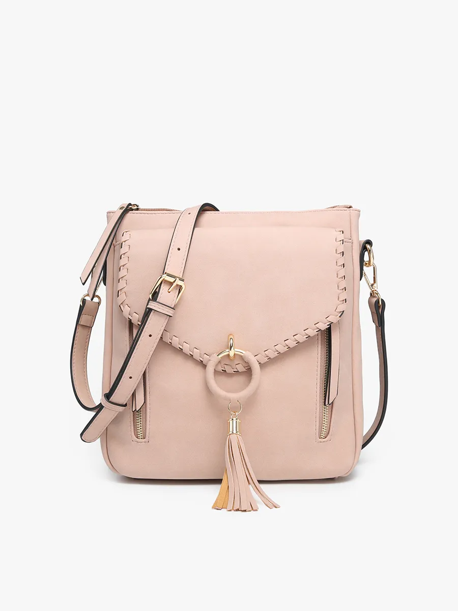 Layla Vegan Faux Suede Crossbody