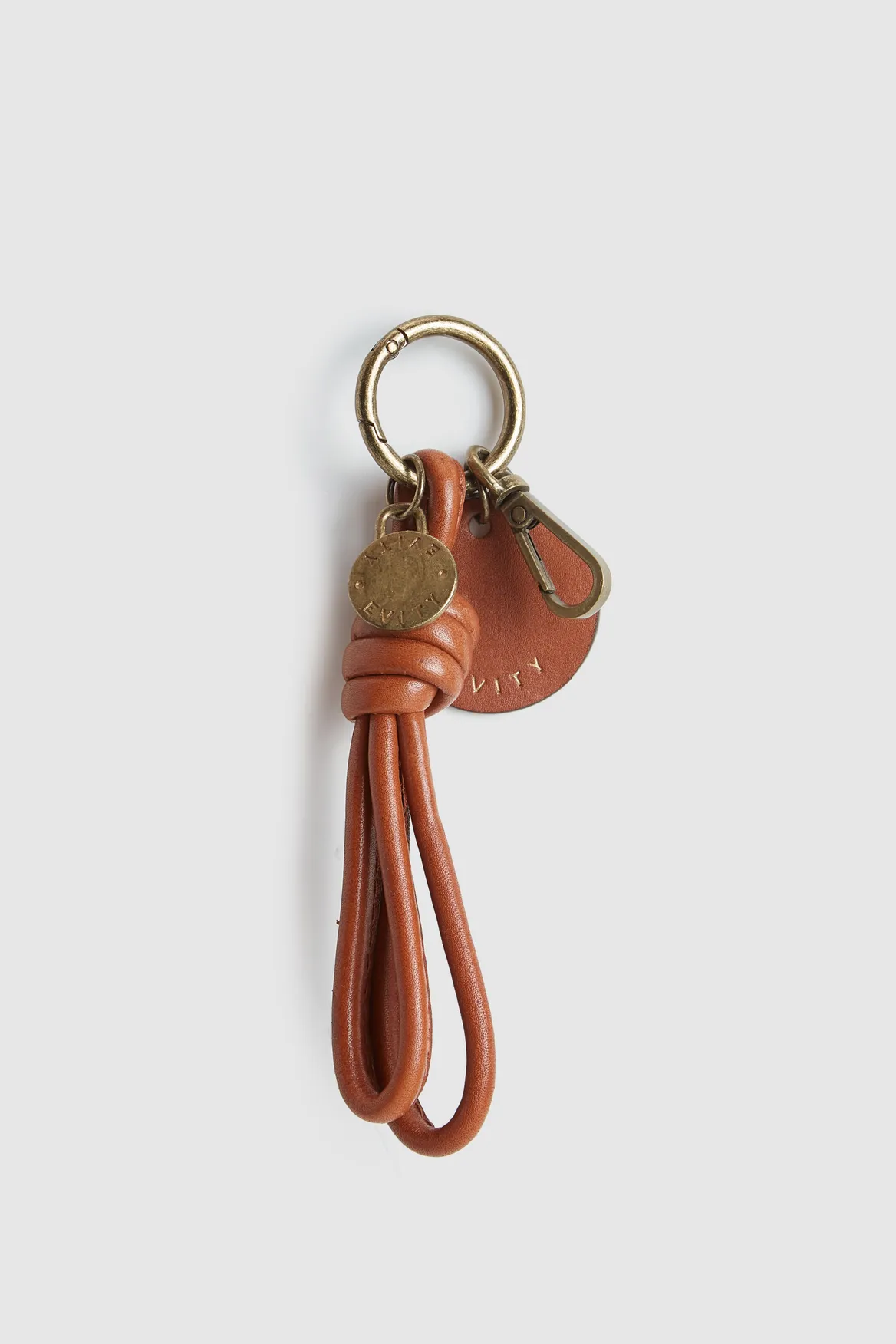 Leather Knot Charm