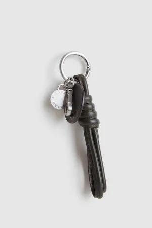 Leather Knot Charm