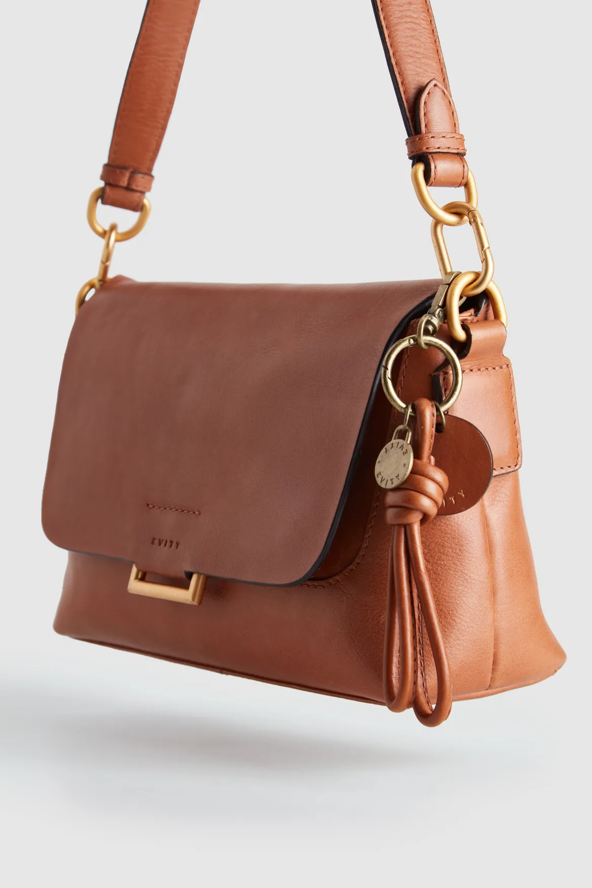 Leather Knot Charm