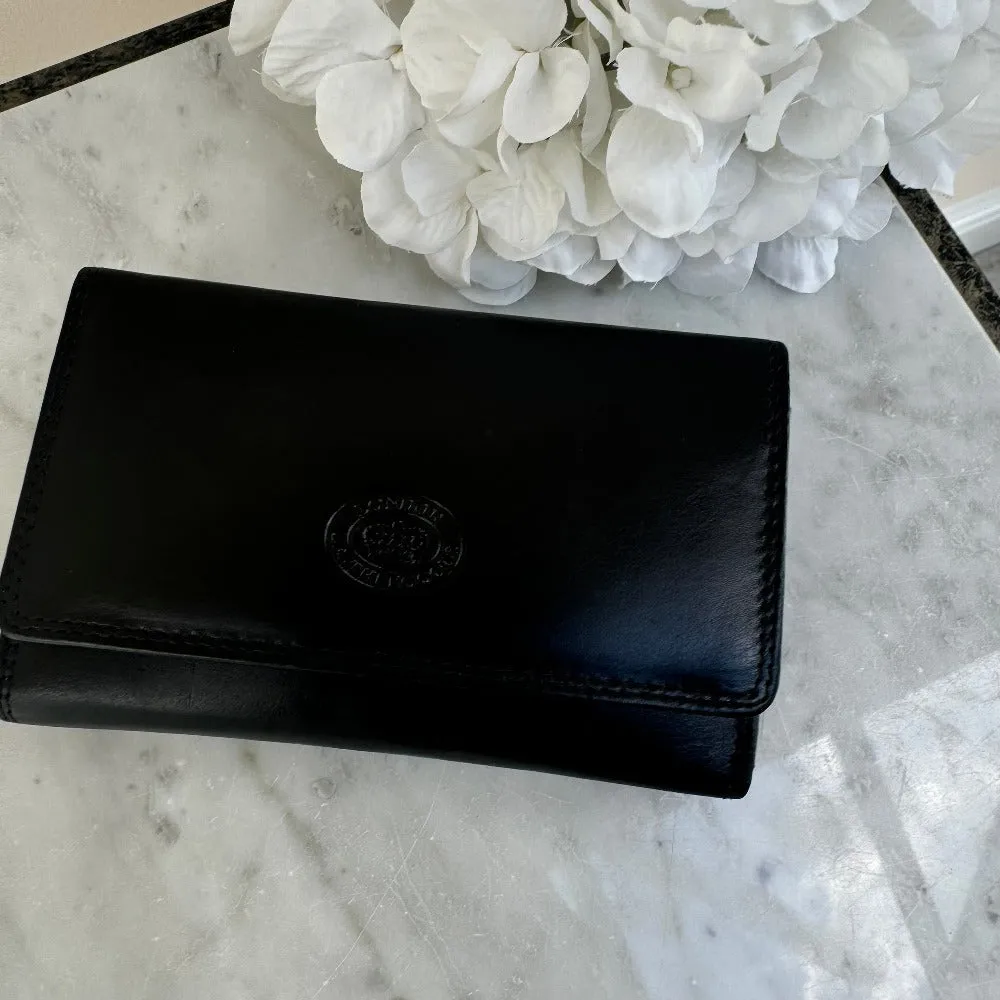 LLG Soft Nappa Leather Purse with Clip Coin Section