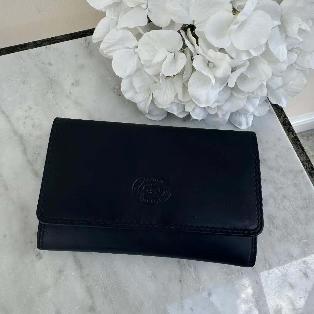LLG Soft Nappa Leather Purse with Clip Coin Section