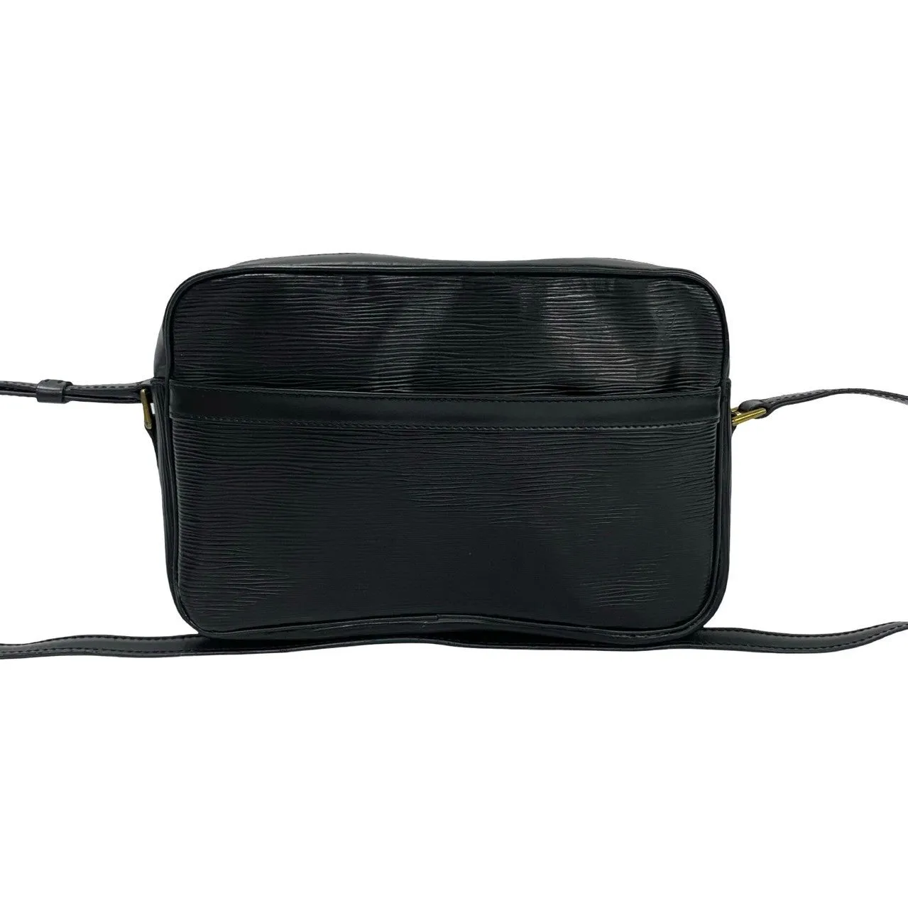 LOUIS VUITTON Shoulder Bag Epi Leather black Epi Trocadero