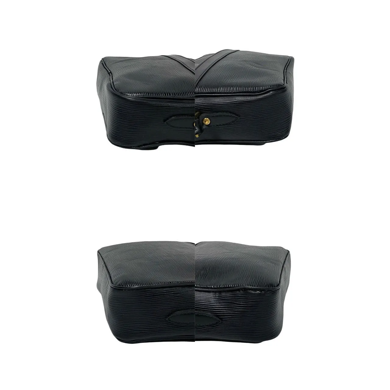 LOUIS VUITTON Shoulder Bag Epi Leather black Epi Trocadero