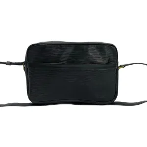 LOUIS VUITTON Shoulder Bag Epi Leather black Epi Trocadero