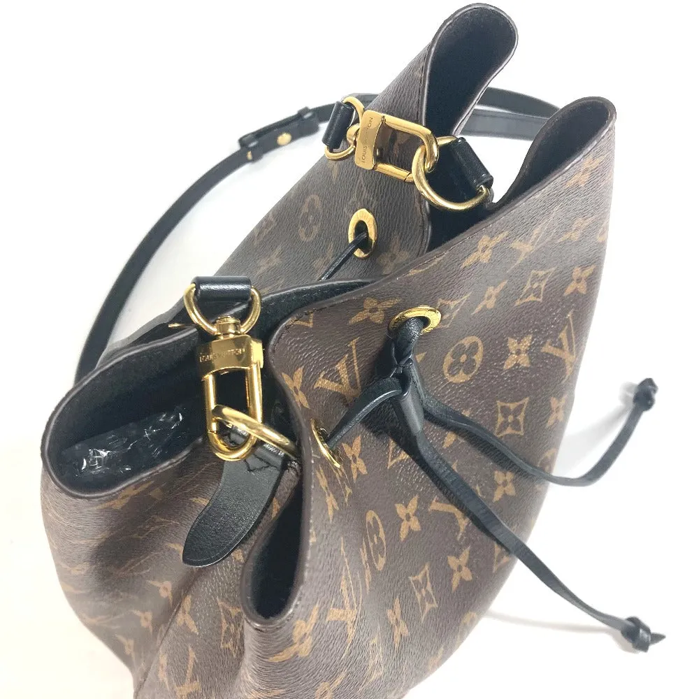 LOUIS VUITTON Shoulder Bag M44020 Monogram canvas black Monogram Neonoe