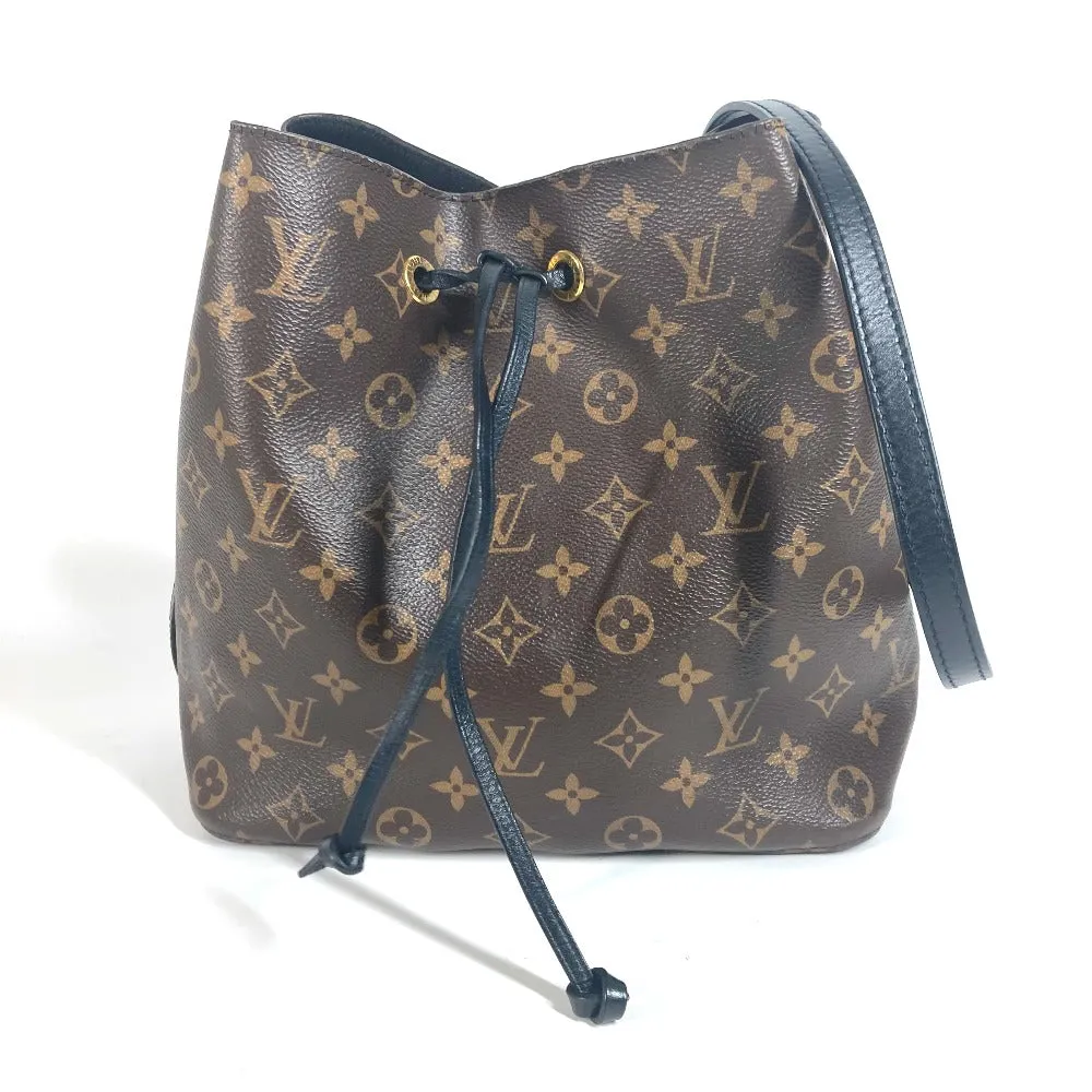 LOUIS VUITTON Shoulder Bag M44020 Monogram canvas black Monogram Neonoe