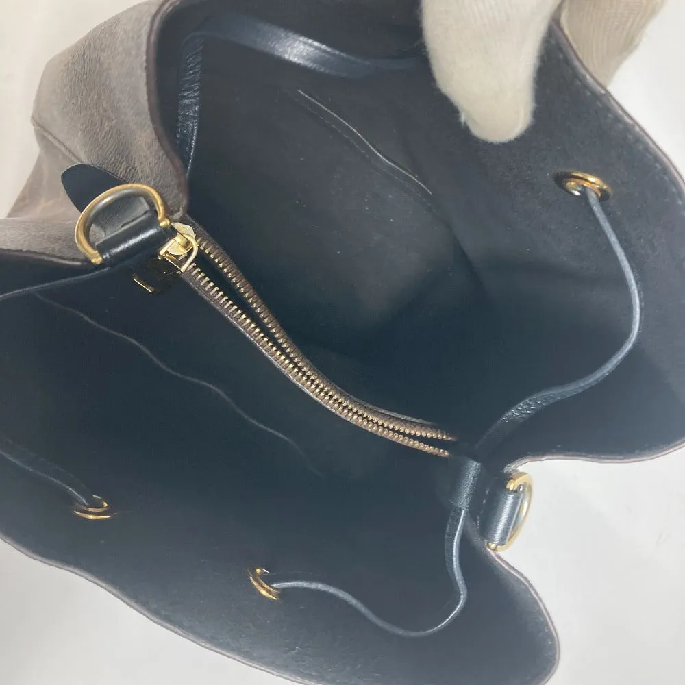 LOUIS VUITTON Shoulder Bag M44020 Monogram canvas black Monogram Neonoe