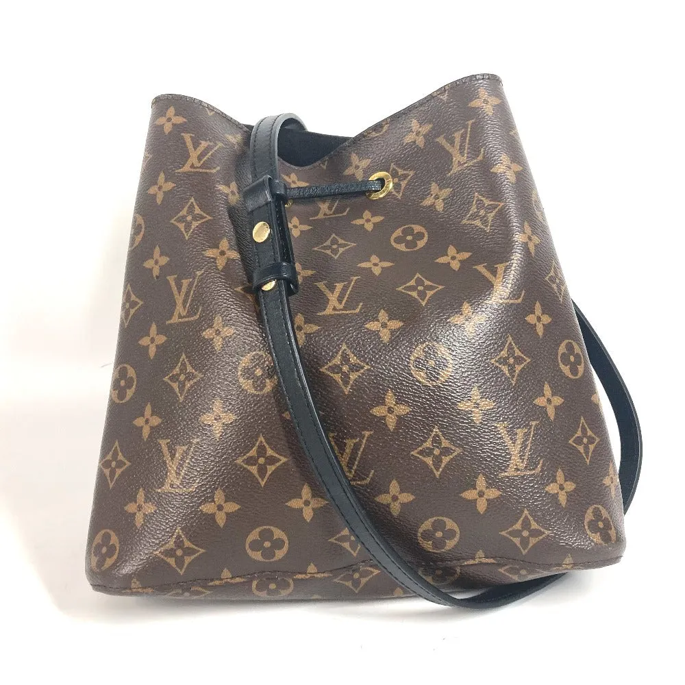 LOUIS VUITTON Shoulder Bag M44020 Monogram canvas black Monogram Neonoe