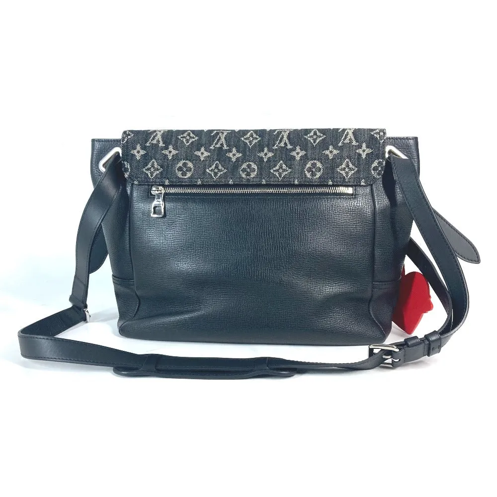 LOUIS VUITTON Shoulder Bag M45971 Monogram denim, leather black Monogram denim Busus Tokyo