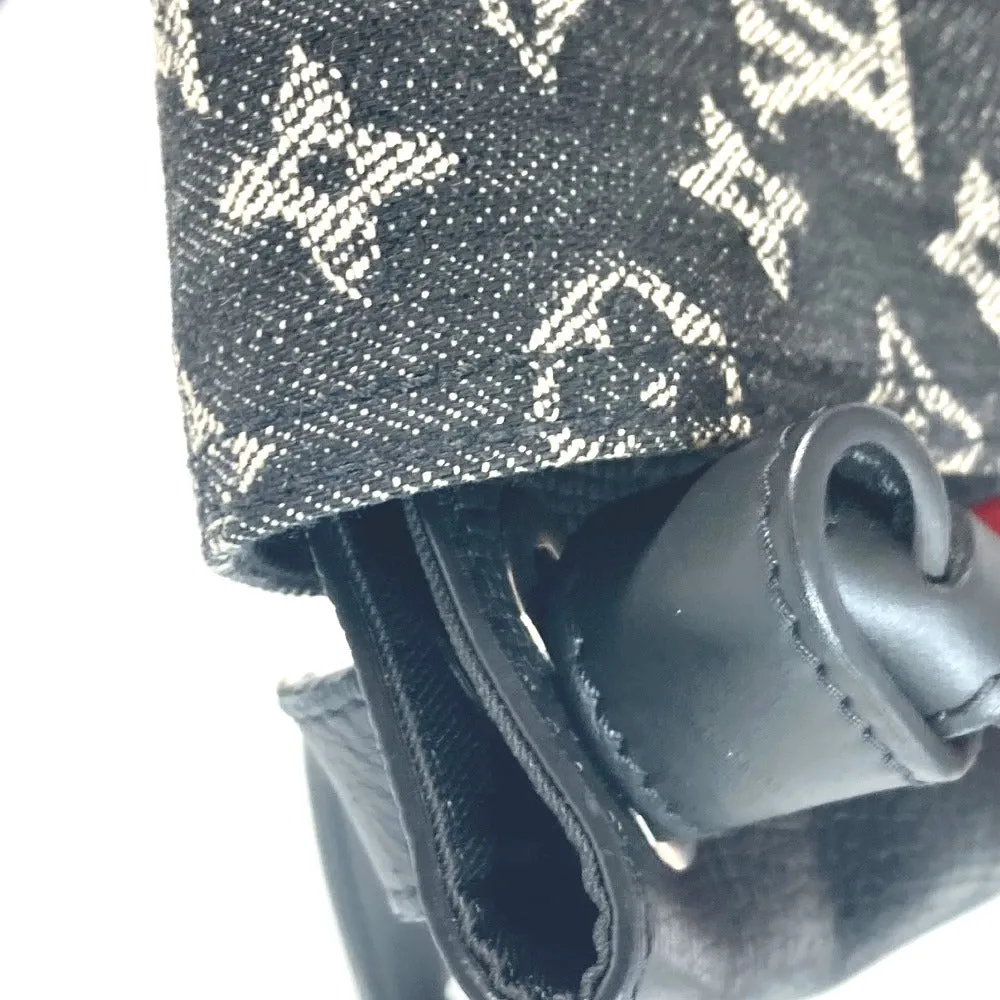 LOUIS VUITTON Shoulder Bag M45971 Monogram denim, leather black Monogram denim Busus Tokyo