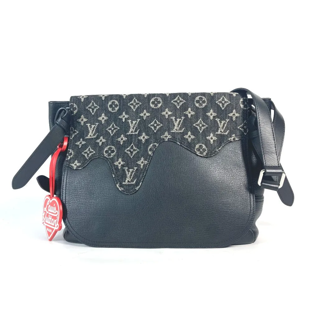 LOUIS VUITTON Shoulder Bag M45971 Monogram denim, leather black Monogram denim Busus Tokyo