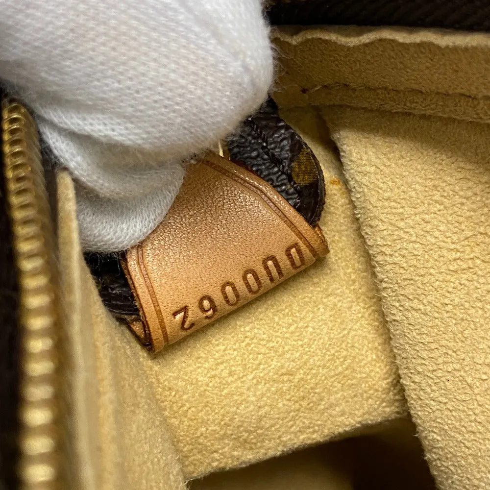 LOUIS VUITTON Shoulder Bag M51145 leather Brown Monogram LoopingGM Women Used