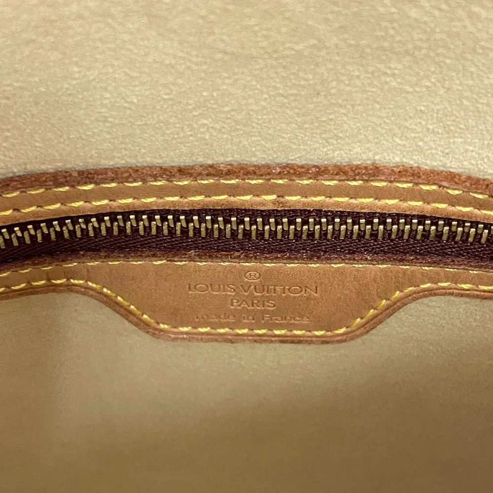 LOUIS VUITTON Shoulder Bag M51145 leather Brown Monogram LoopingGM Women Used
