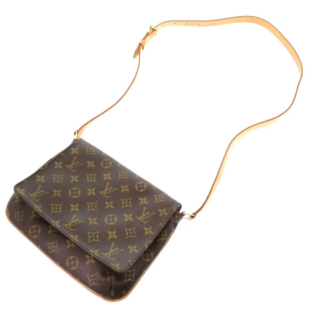 LOUIS VUITTON Shoulder Bag M51388 Monogram canvas Brown Monogram Musette Tango Long Strap