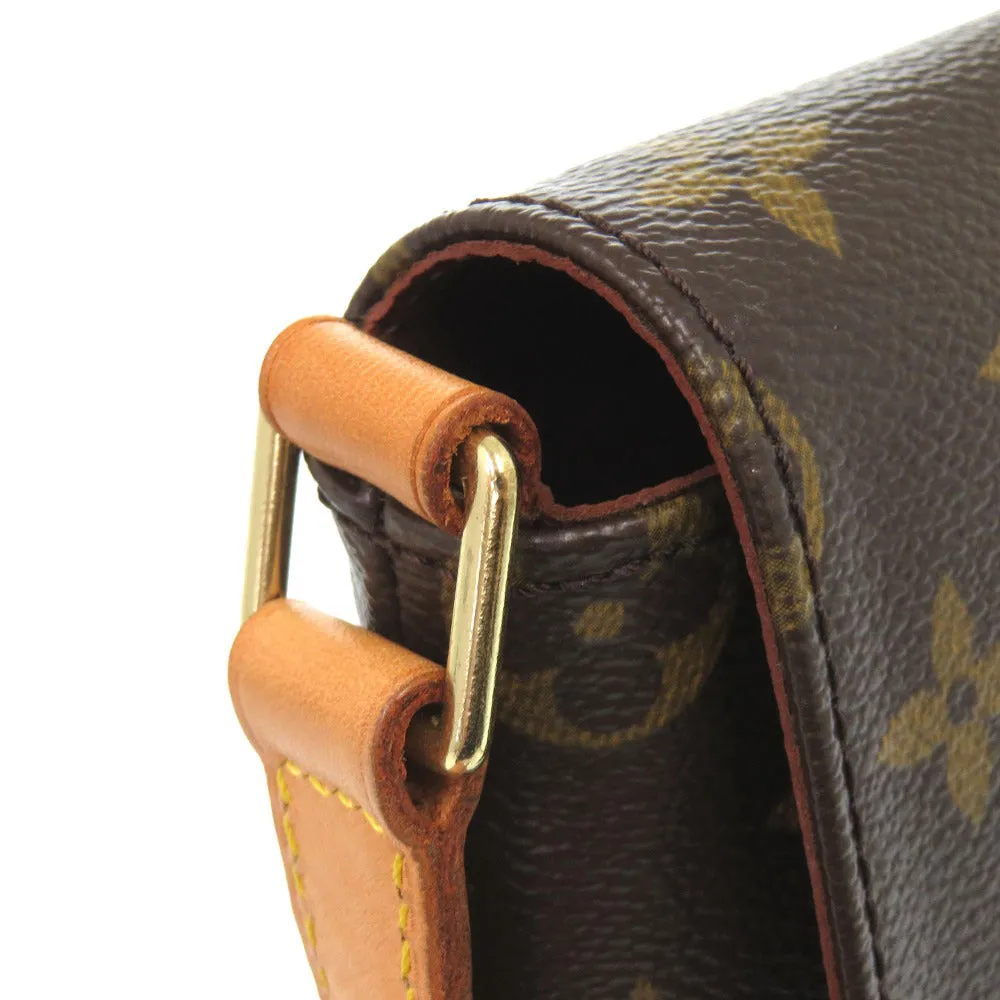 LOUIS VUITTON Shoulder Bag M51388 Monogram canvas Brown Monogram Musette Tango Long Strap