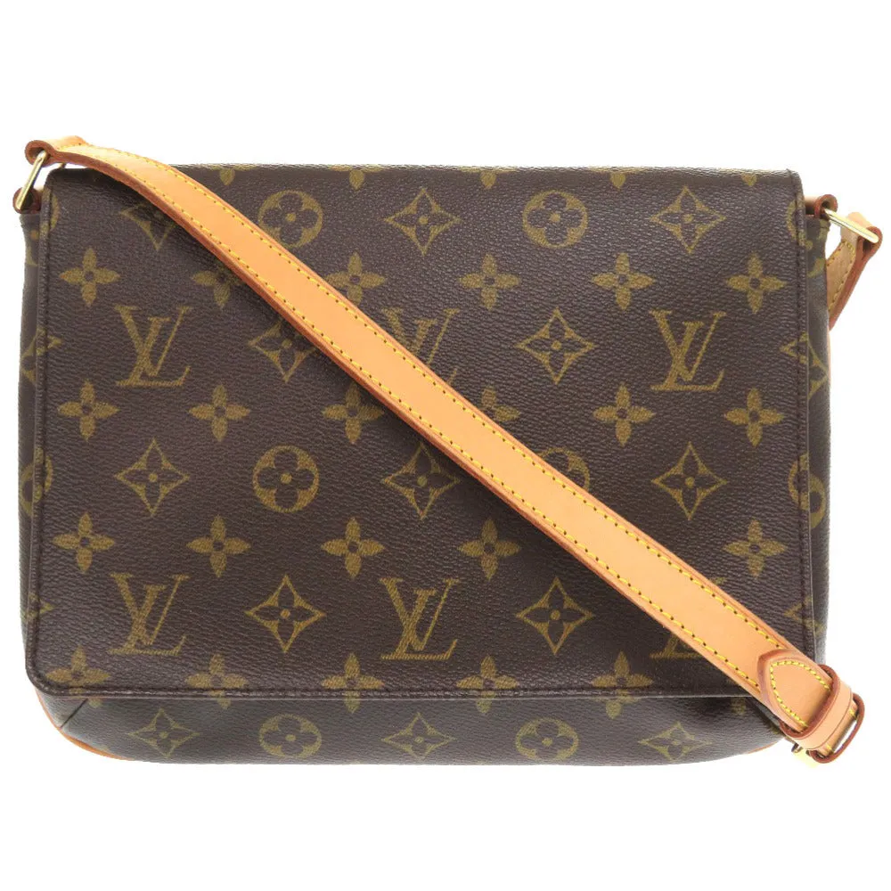 LOUIS VUITTON Shoulder Bag M51388 Monogram canvas Brown Monogram Musette Tango Long Strap