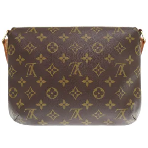 LOUIS VUITTON Shoulder Bag M51388 Monogram canvas Brown Monogram Musette Tango Long Strap