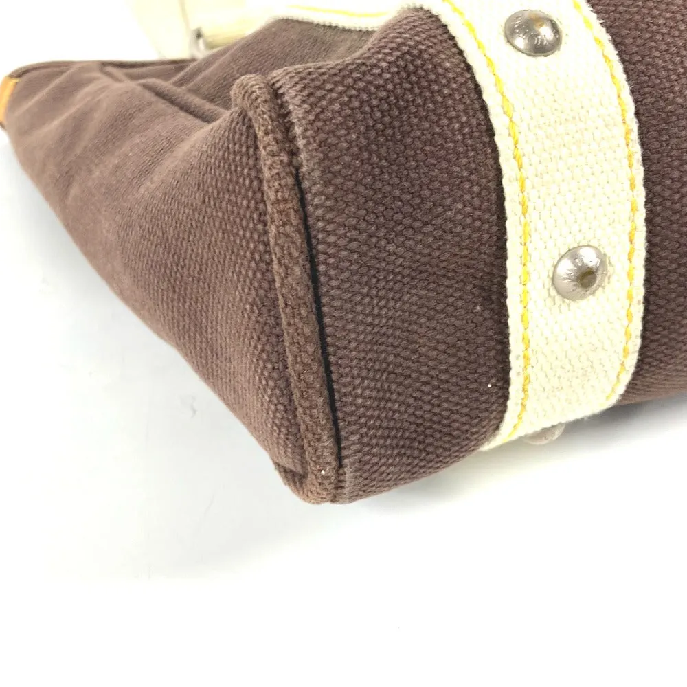 LOUIS VUITTON Shoulder Bag M80663 canvas Brown Antigua Hippo MM Women Used