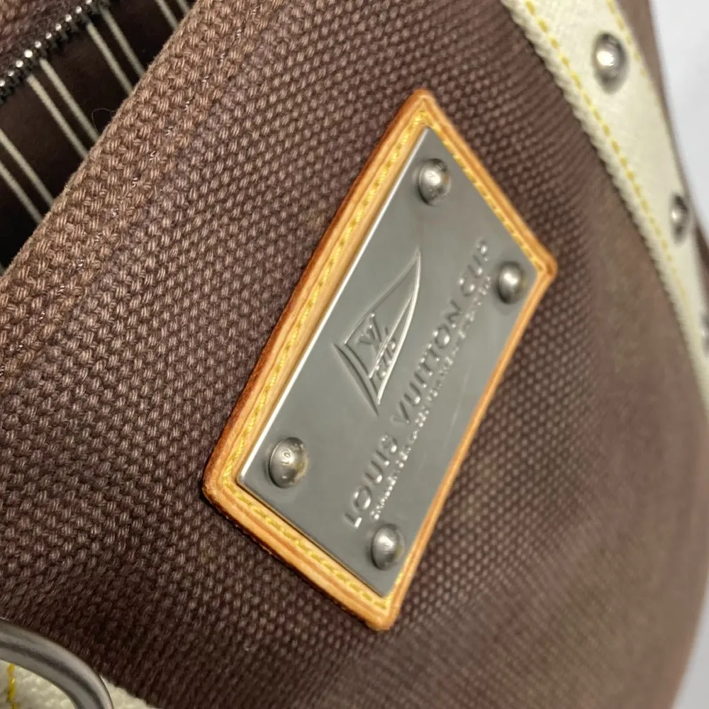 LOUIS VUITTON Shoulder Bag M80663 canvas Brown Antigua Hippo MM Women Used