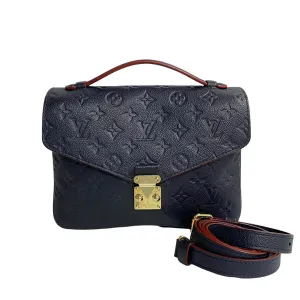 LOUIS VUITTON Shoulder Bag Monogram Ann Platt Navy Monogram Ann Platt Pochette Metis MM