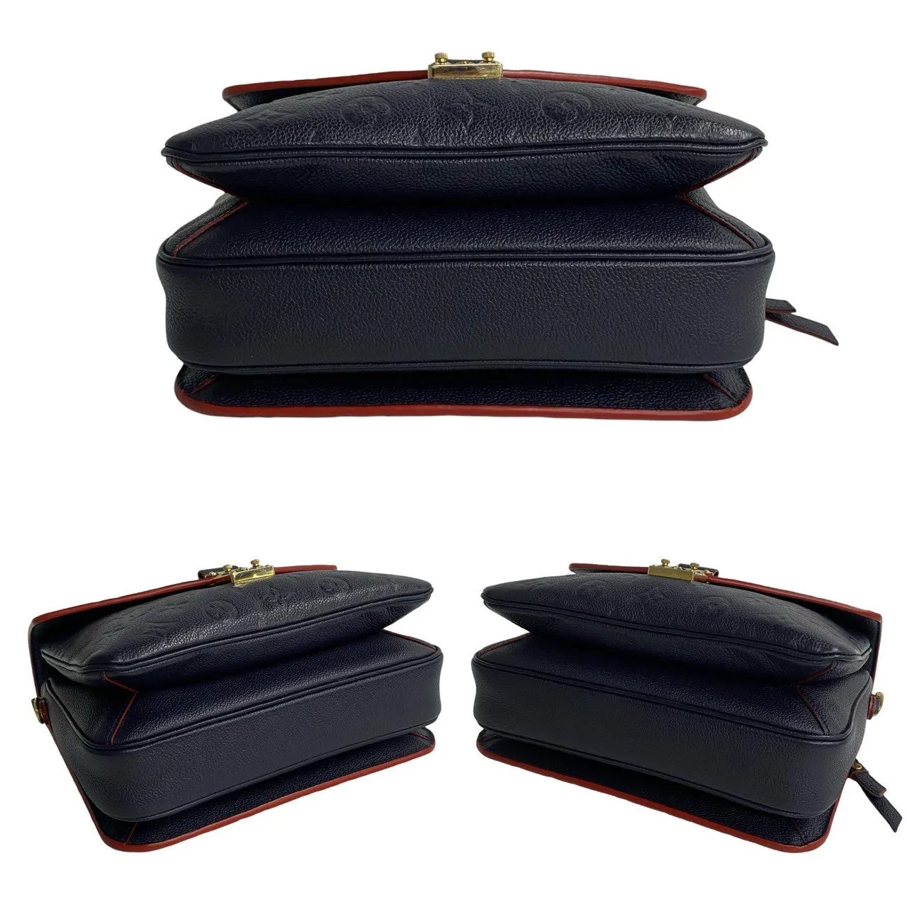 LOUIS VUITTON Shoulder Bag Monogram Ann Platt Navy Monogram Ann Platt Pochette Metis MM