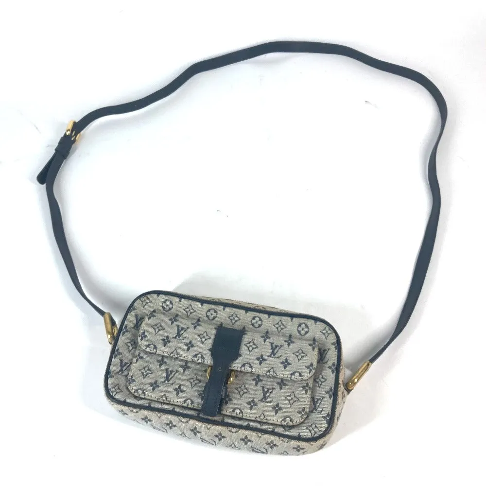LOUIS VUITTON Shoulder Bag N41127 Damier Jean Canvas Navy Damier Jean Petite message mens Used
