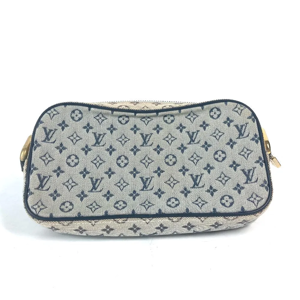 LOUIS VUITTON Shoulder Bag N41127 Damier Jean Canvas Navy Damier Jean Petite message mens Used