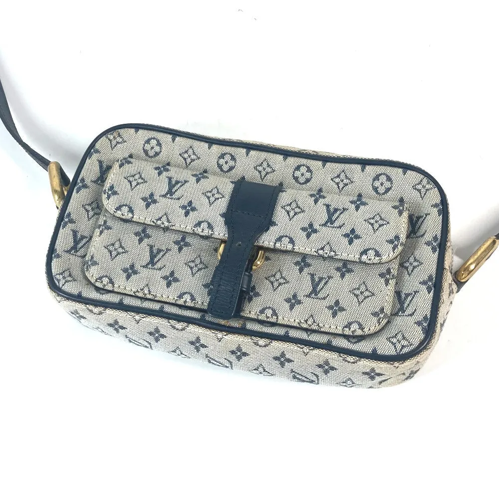 LOUIS VUITTON Shoulder Bag N41127 Damier Jean Canvas Navy Damier Jean Petite message mens Used