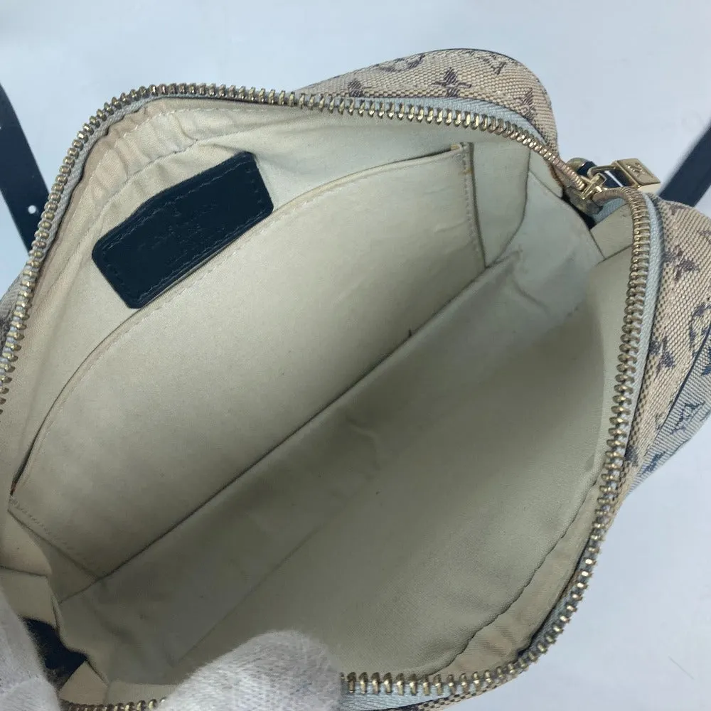 LOUIS VUITTON Shoulder Bag N41127 Damier Jean Canvas Navy Damier Jean Petite message mens Used