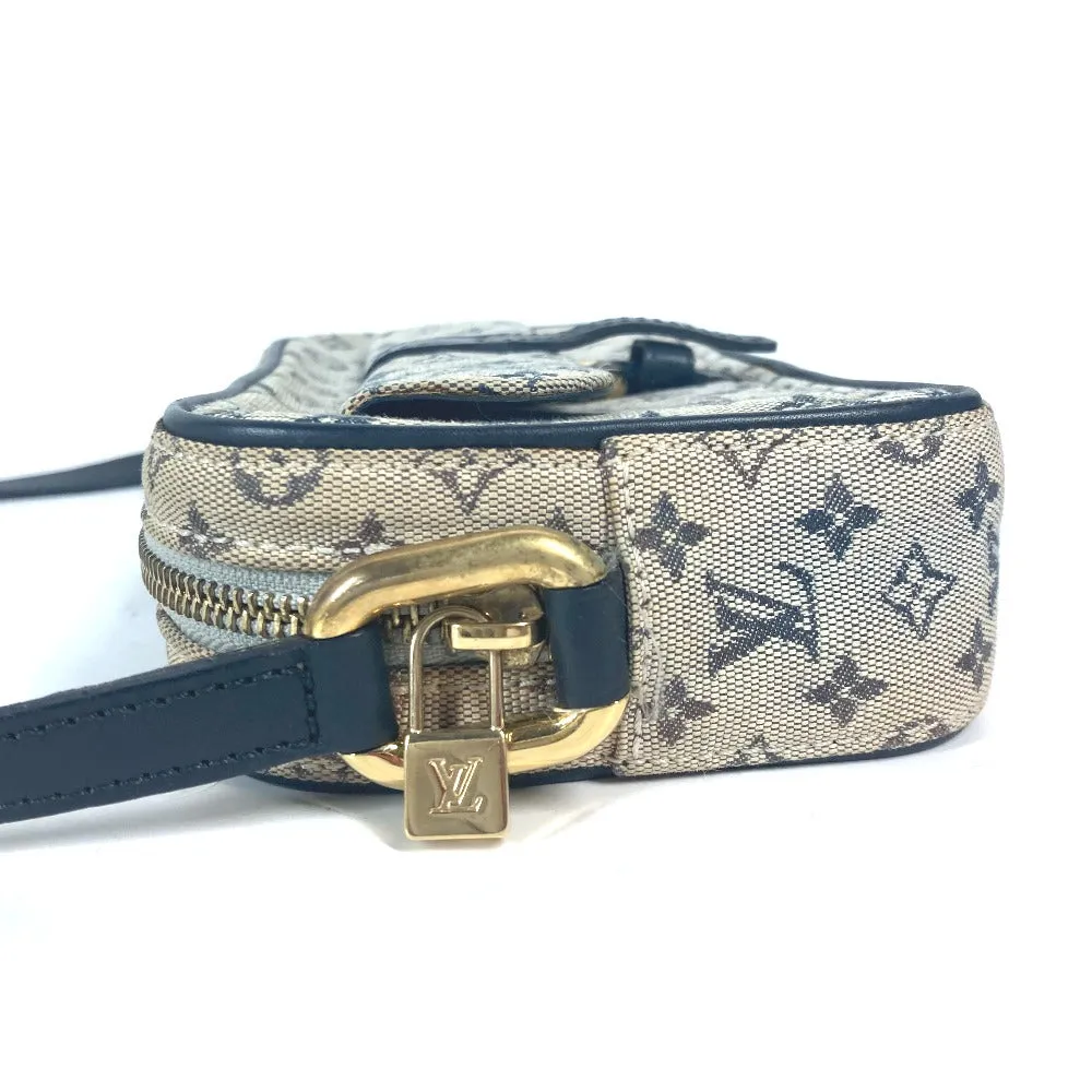 LOUIS VUITTON Shoulder Bag N41127 Damier Jean Canvas Navy Damier Jean Petite message mens Used