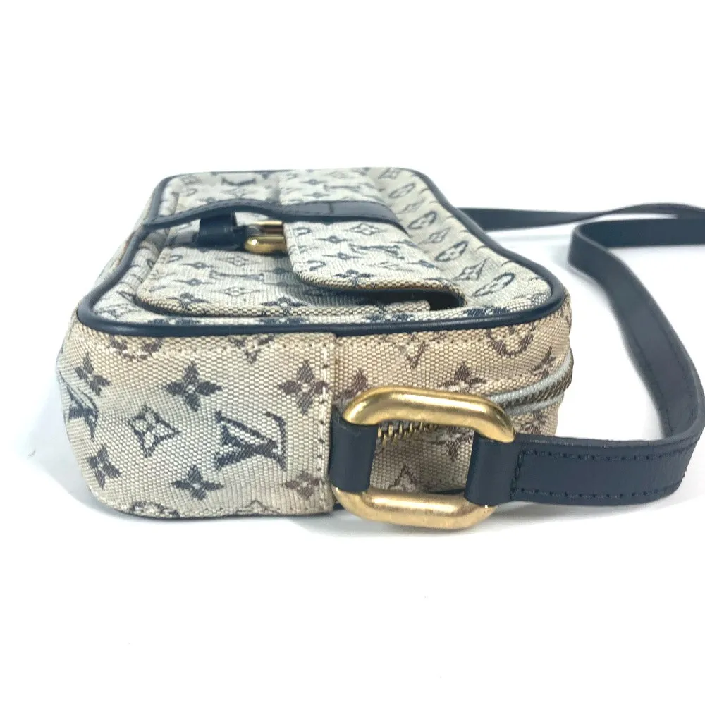 LOUIS VUITTON Shoulder Bag N41127 Damier Jean Canvas Navy Damier Jean Petite message mens Used