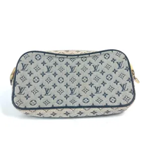 LOUIS VUITTON Shoulder Bag N41127 Damier Jean Canvas Navy Damier Jean Petite message mens Used