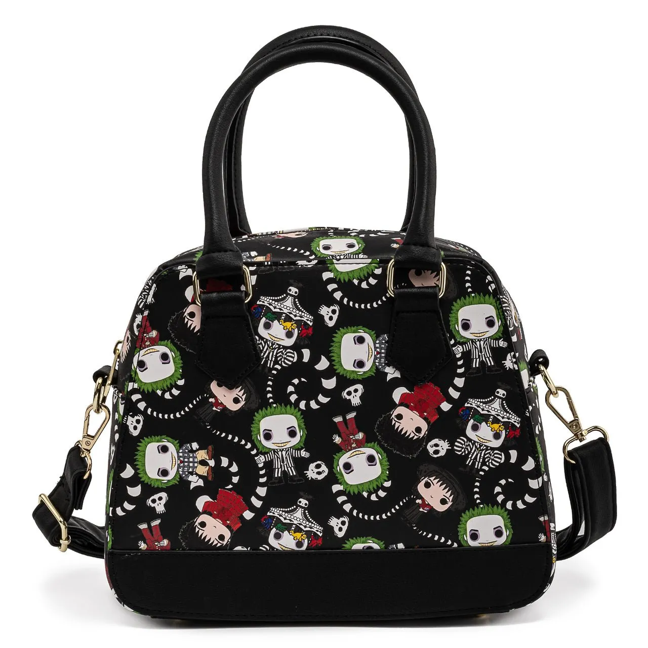 Loungefly x Beetlejuice All Over Print Crossbody Bag