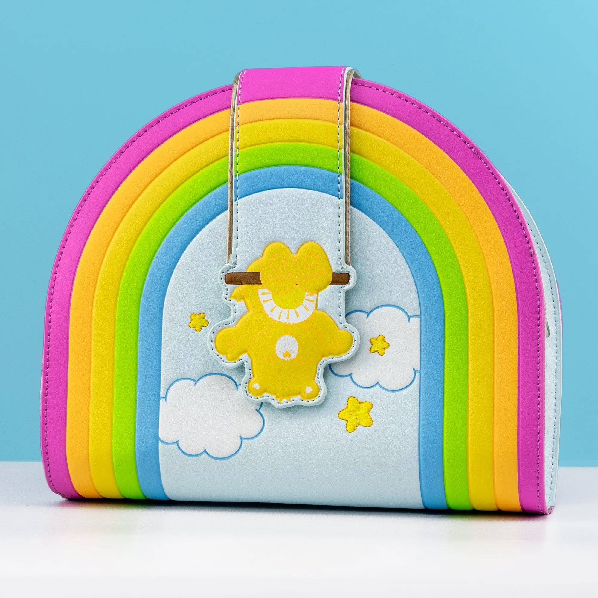 Loungefly x Care Bears Rainbow Swing Crossbody Bag