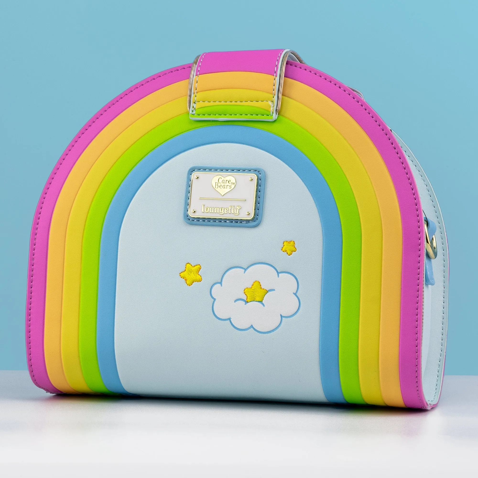 Loungefly x Care Bears Rainbow Swing Crossbody Bag