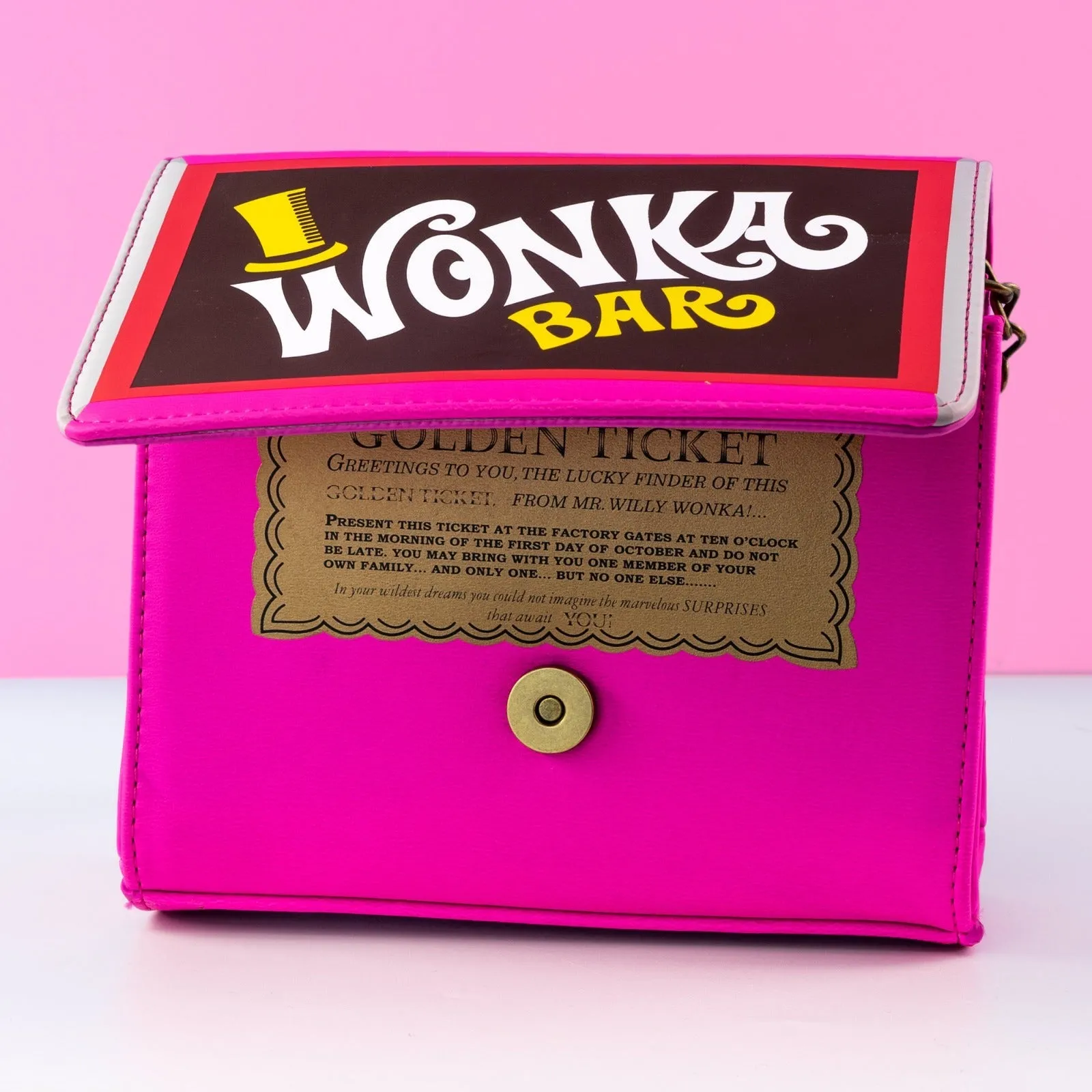 Loungefly x Charlie and the Chocolate Factory Wonka Bar Crossbody Bag