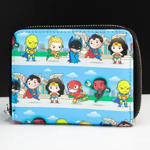 Loungefly x DC Comics Superheroes Chibi Line Up Purse