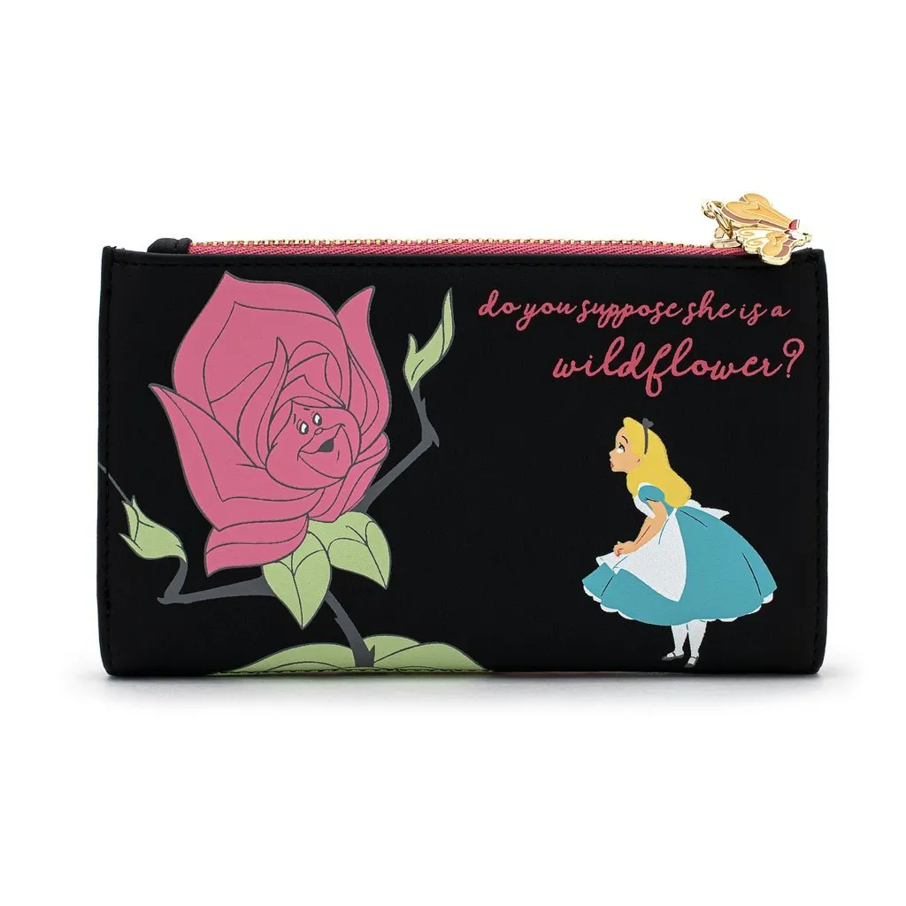 Loungefly X Disney Alice in Wonderland Flowers Print Purse