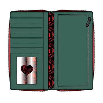 Loungefly x Disney Alice in Wonderland Queen of Hearts Purse